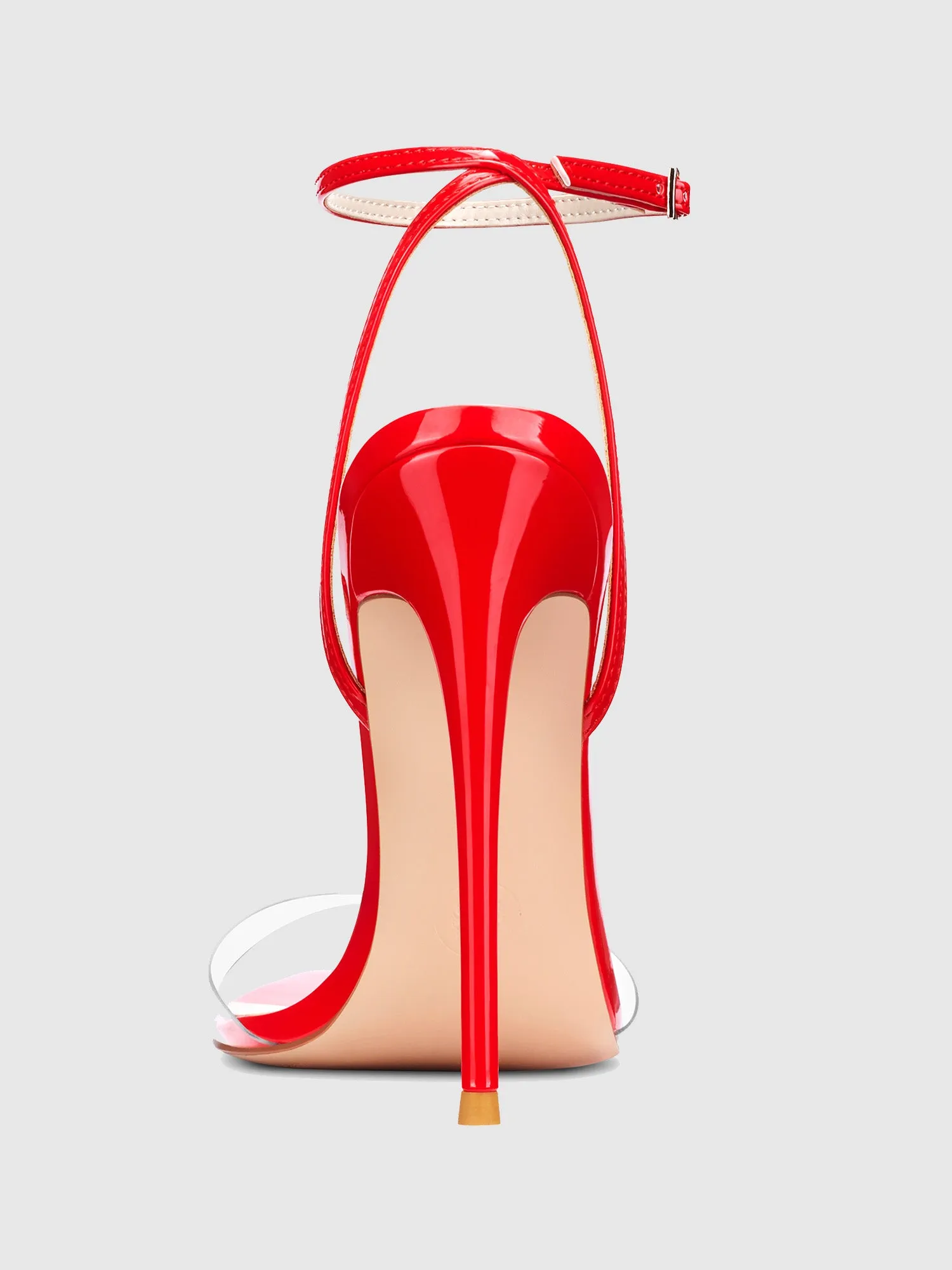 GG Heel Patent & PVC -  Rouge