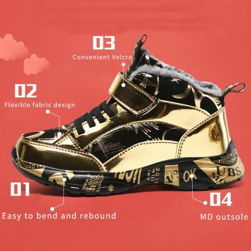 Gold Standard Kids Winter Running Sneakers Shoes