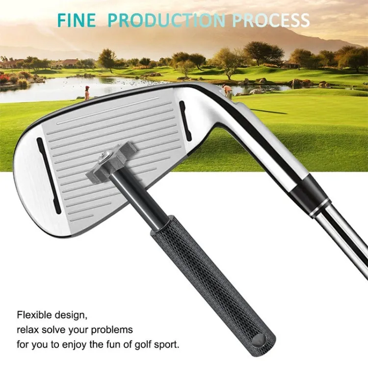 Golf Grooving Head Sharpening Strong Wedge Alloy Tool(Blue)