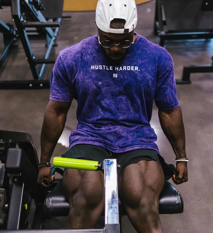 GYM BUDDY THAVAGE HUSTLE HARDER WORKOUT T SHIRTS