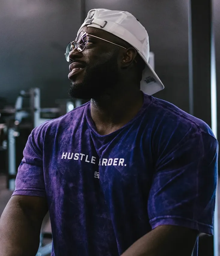GYM BUDDY THAVAGE HUSTLE HARDER WORKOUT T SHIRTS