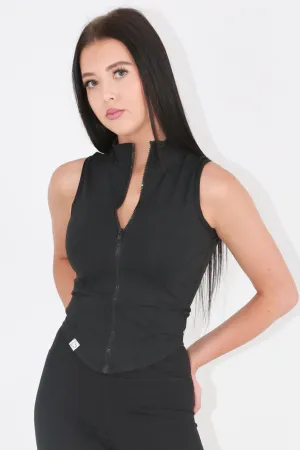 Gym Bunny power top- Black