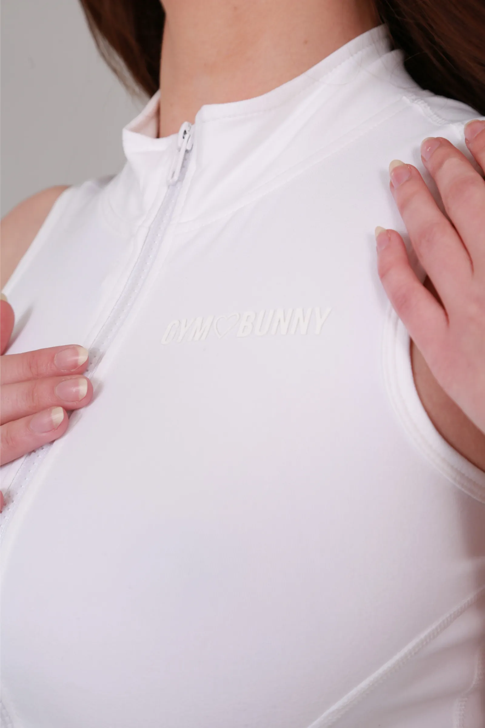 Gym Bunny power top- White