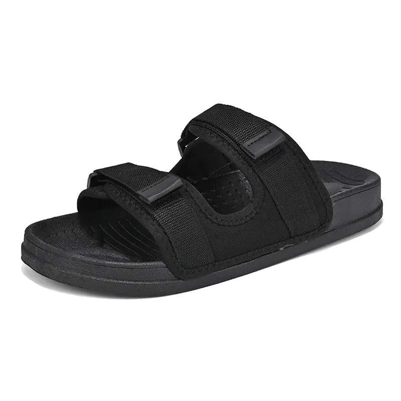 Hnzxzm Mens Sandals Summer Genuine Leather Sandals Men Outdoor Casual Lightweight Sandal Fashion Men Sneakers Size 39-45