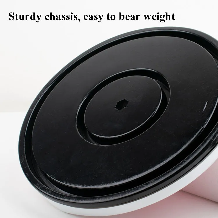 Home Fitness Bear Shape Twisting Machine Abdomen Massage Turntable Magnet Sports Twisting Disk With Counting Display(Pink White)