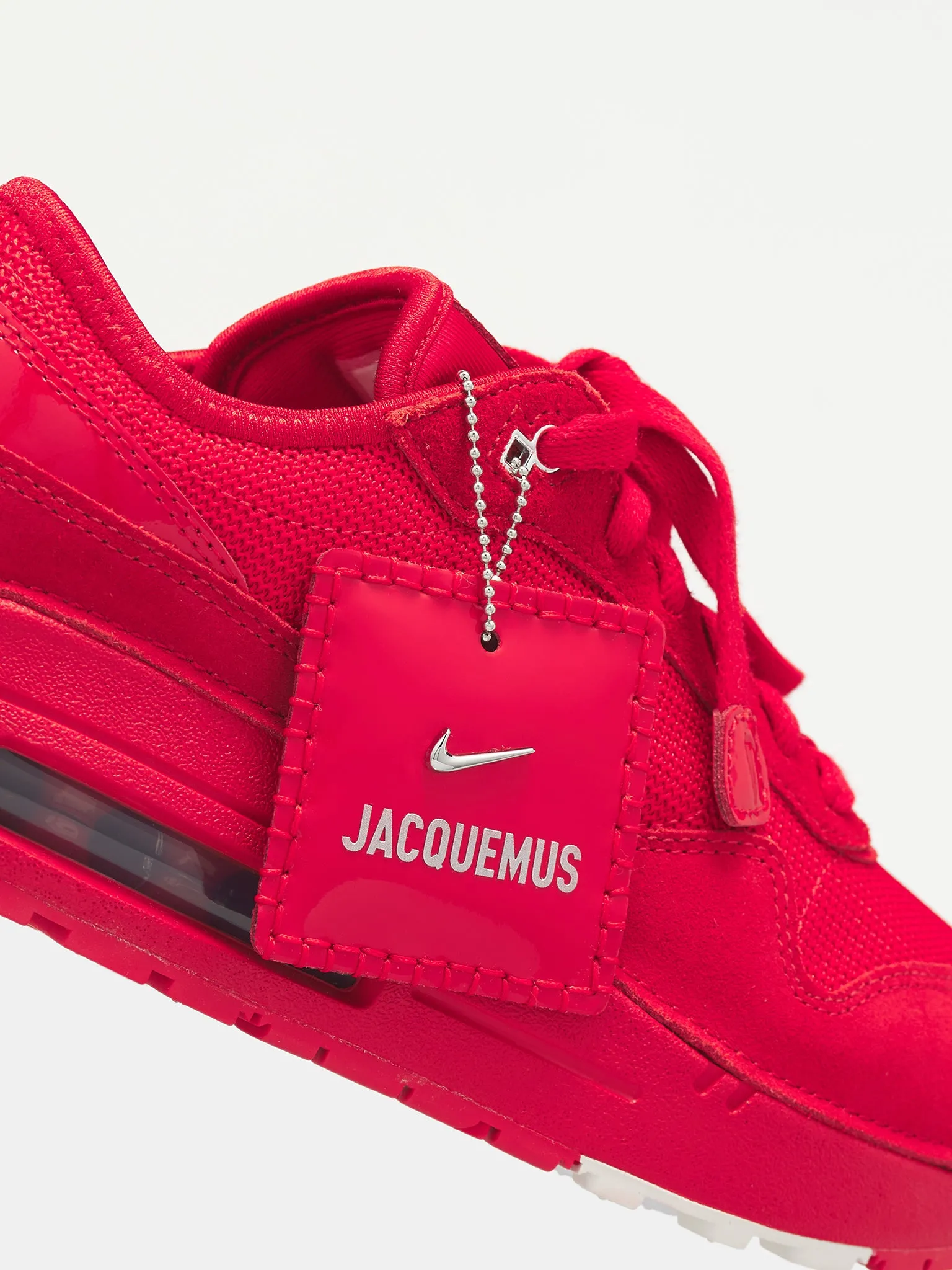 Jacquemus Air Max 1 86 Sneakers (HM6690-600-RED-SILVER)