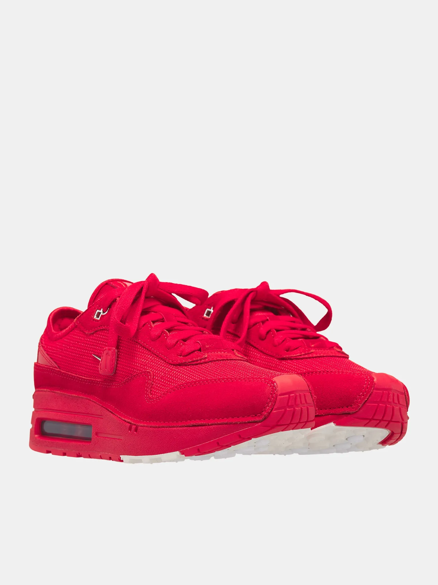 Jacquemus Air Max 1 86 Sneakers (HM6690-600-RED-SILVER)