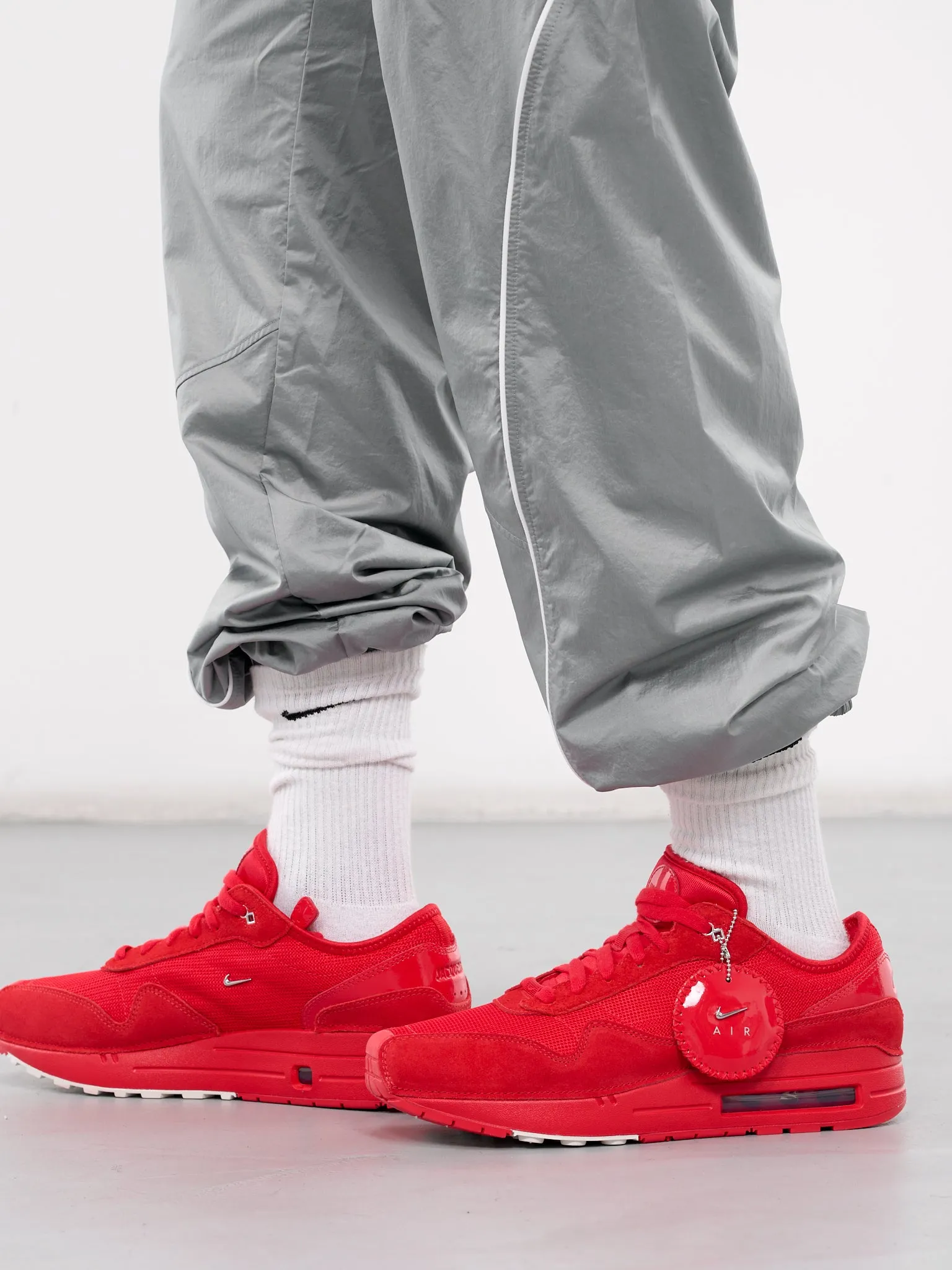 Jacquemus Air Max 1 86 Sneakers (HM6690-600-RED-SILVER)