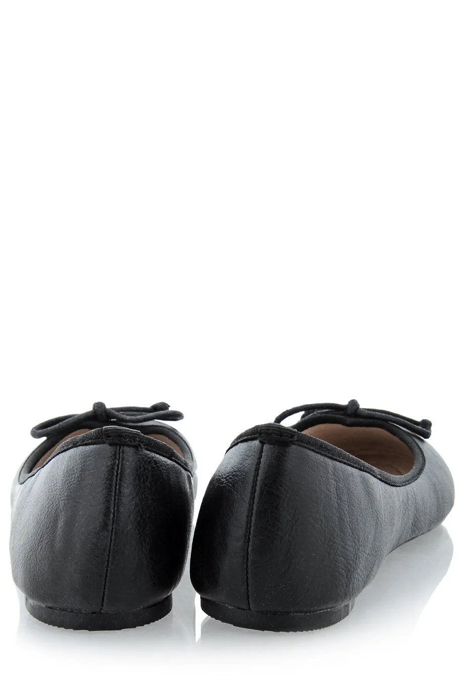 JEMINA Black Crystal Ballerinas