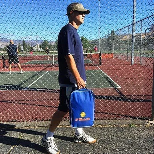 JP WinLook Pickleball Paddle Set - 2 Premium Graphite Rackets Honeycomb Composite Core 3 Balls, Ultra Cushion Grip, Portable Racquet Cover Case Bag Accessories Gift Kit, Men Women Kids Indoor Outdoor