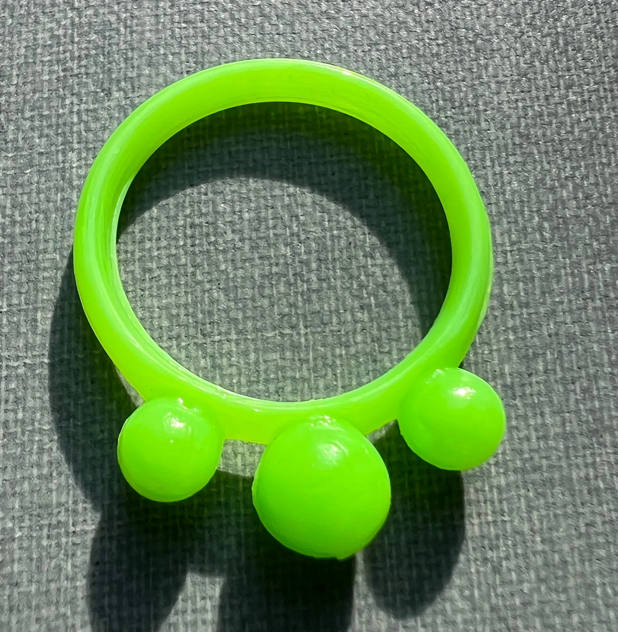 Kitsch Colourful Vintage Plastic Rings