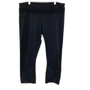 Lululemon Black Crop Pants- Size 12 (see notes)