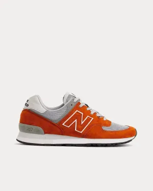 MADE in UK 576 Orange / Alloy / Gray Violet Low Top Sneakers