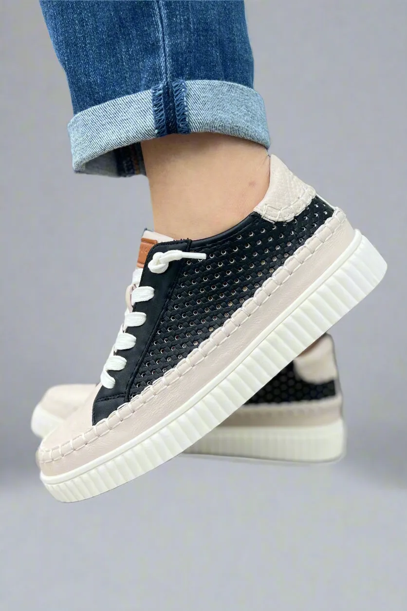 Mazal Perf Sneaker - Black Multi