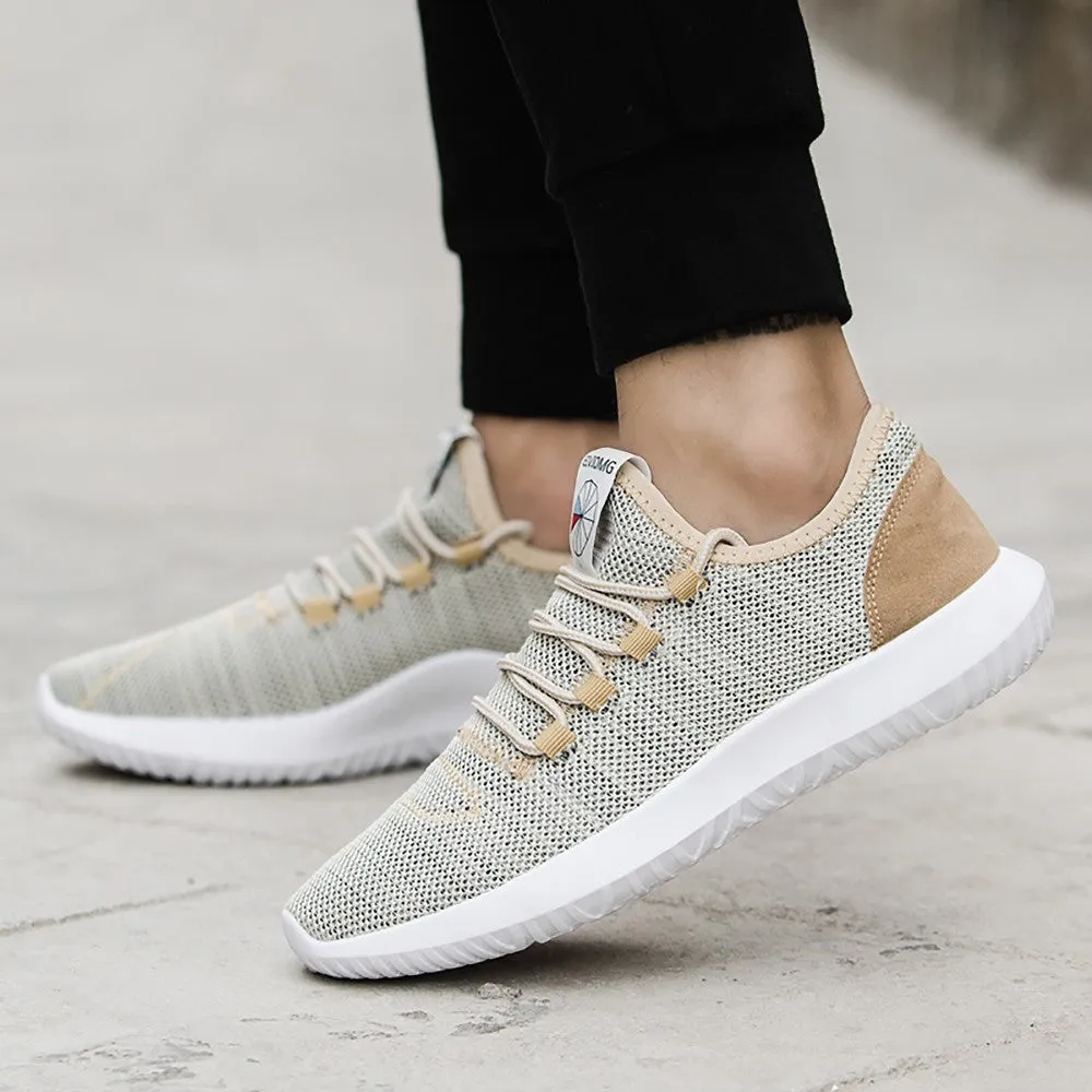 Men Breathable Flat Sneakers