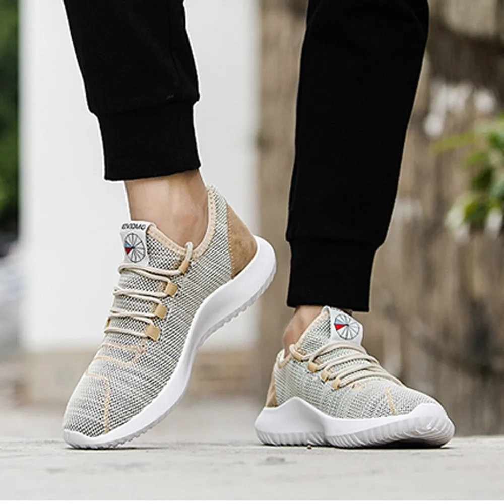 Men Breathable Flat Sneakers