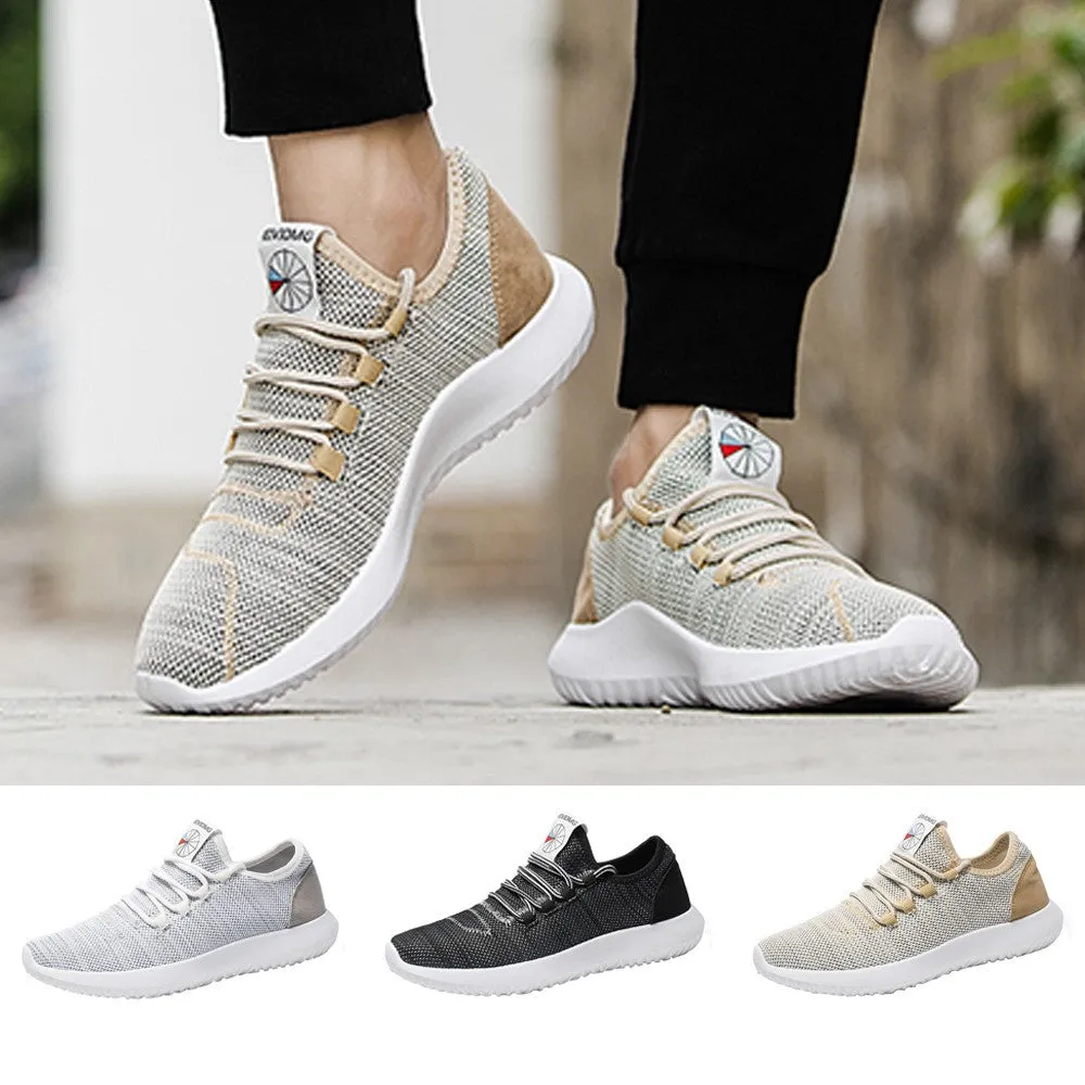 Men Breathable Flat Sneakers