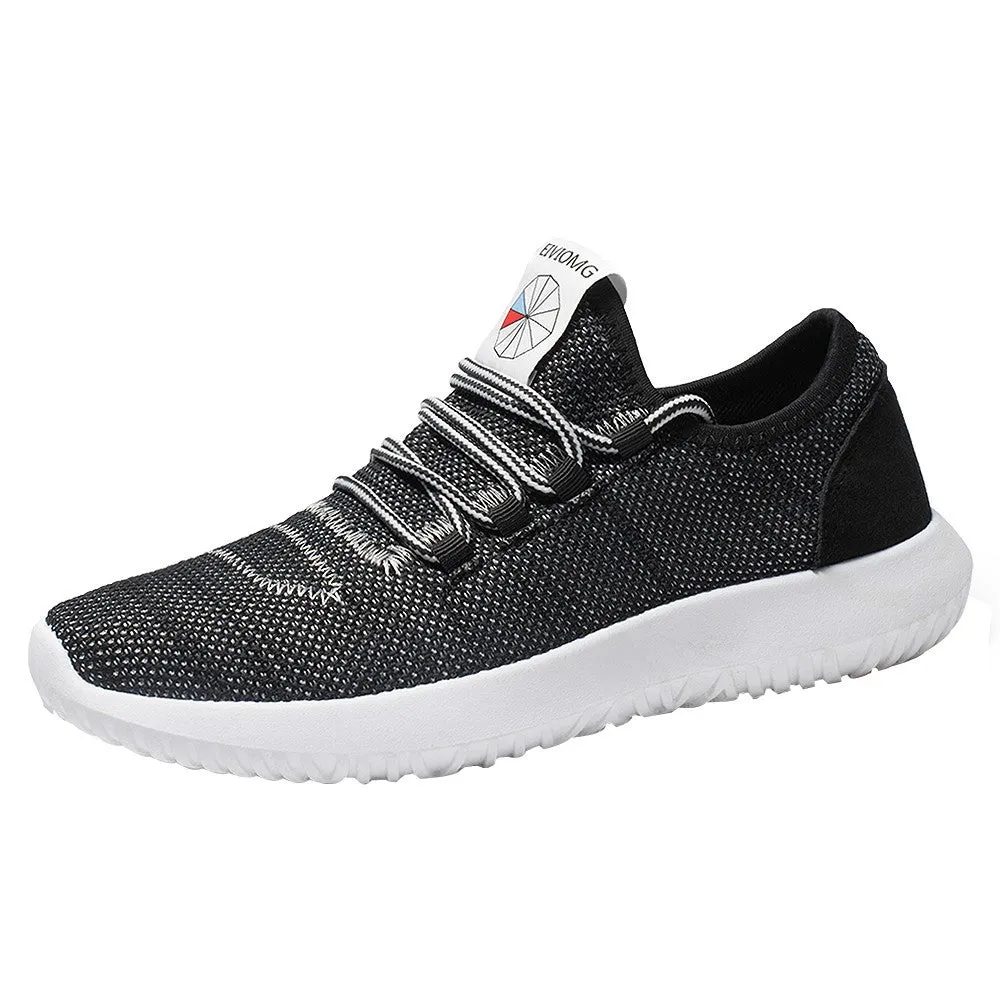 Men Breathable Flat Sneakers