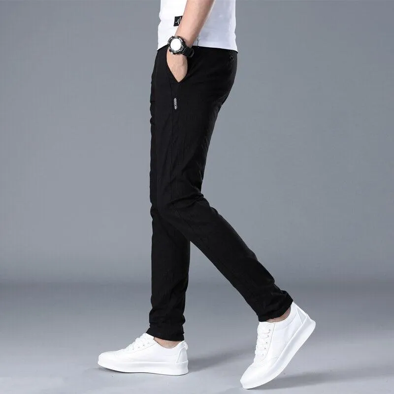 Men' Casual Slim Fit Trousers