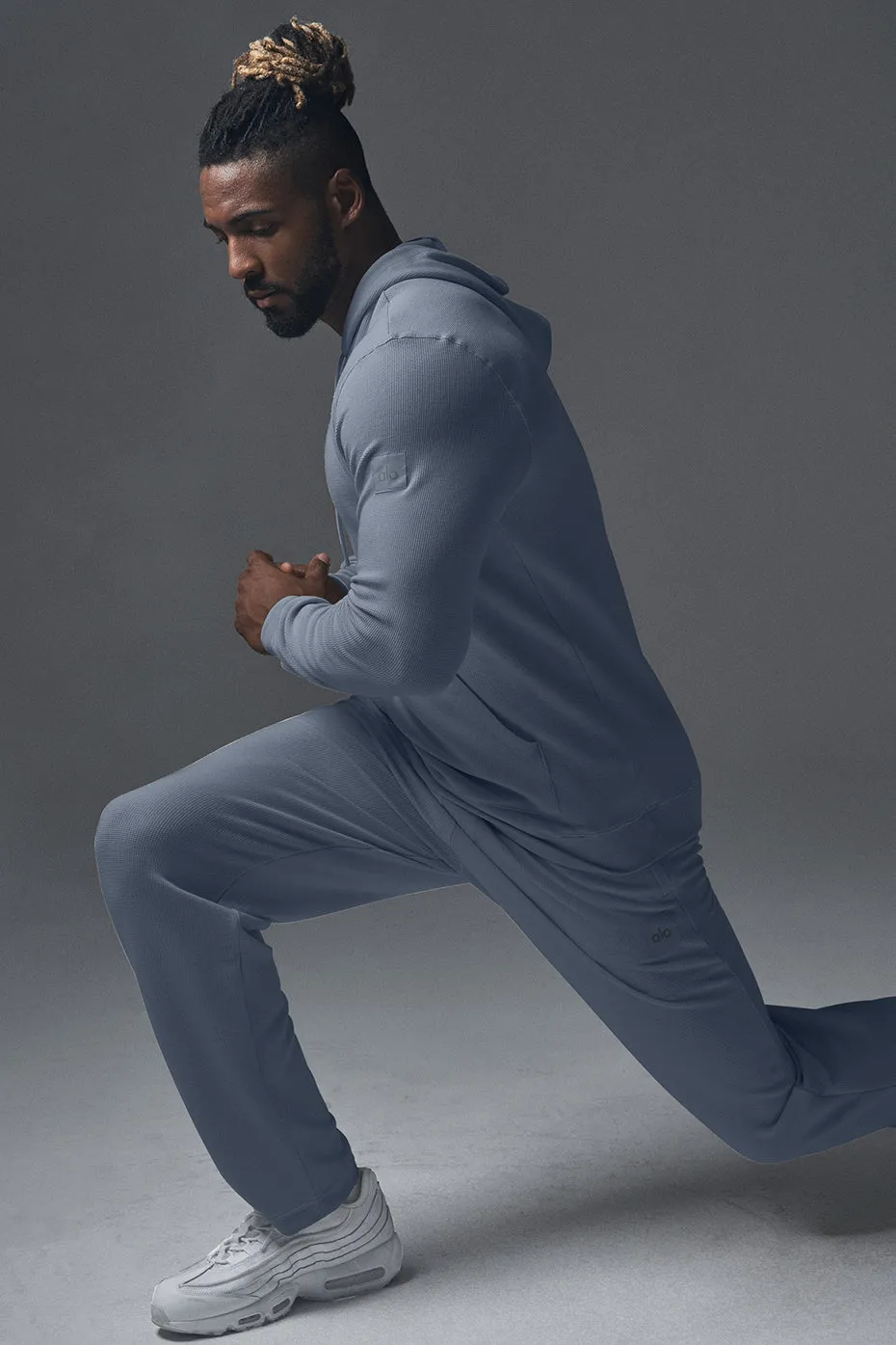 Micro Waffle Fast Break Sweatpant - Bluestone