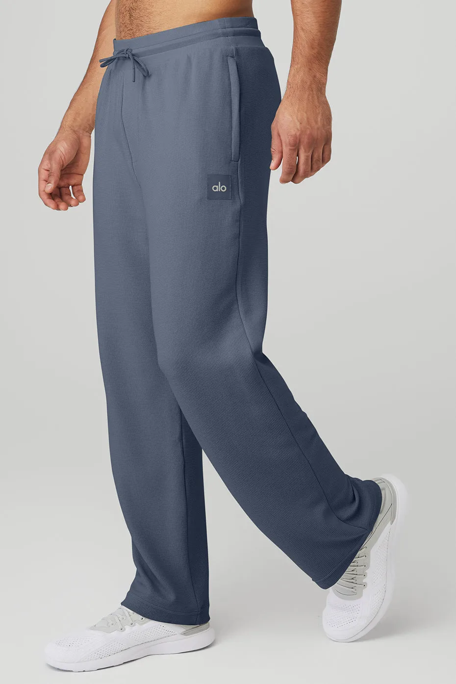 Micro Waffle Fast Break Sweatpant - Bluestone