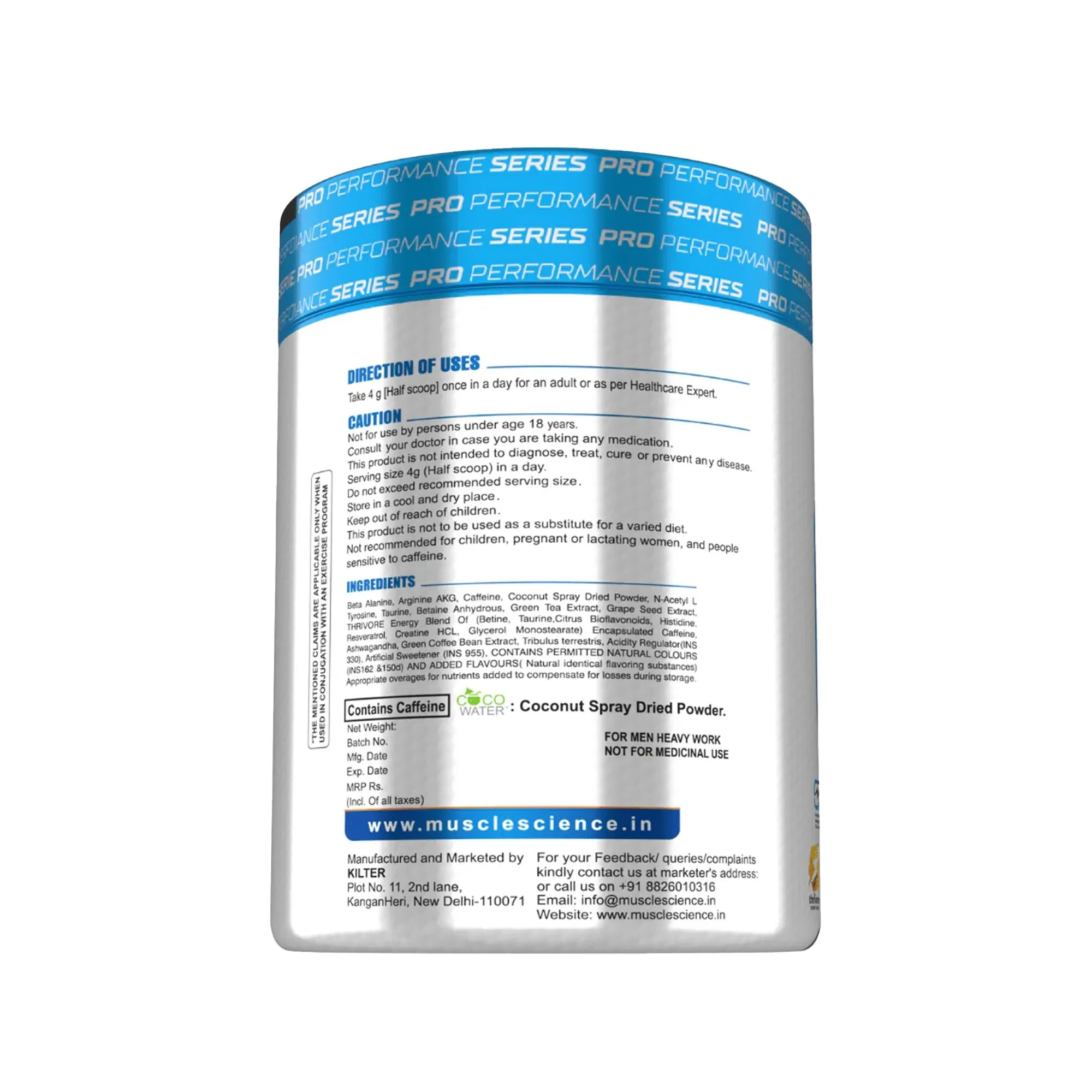 Muscle Science Ignitor NexGen Pre-Workout