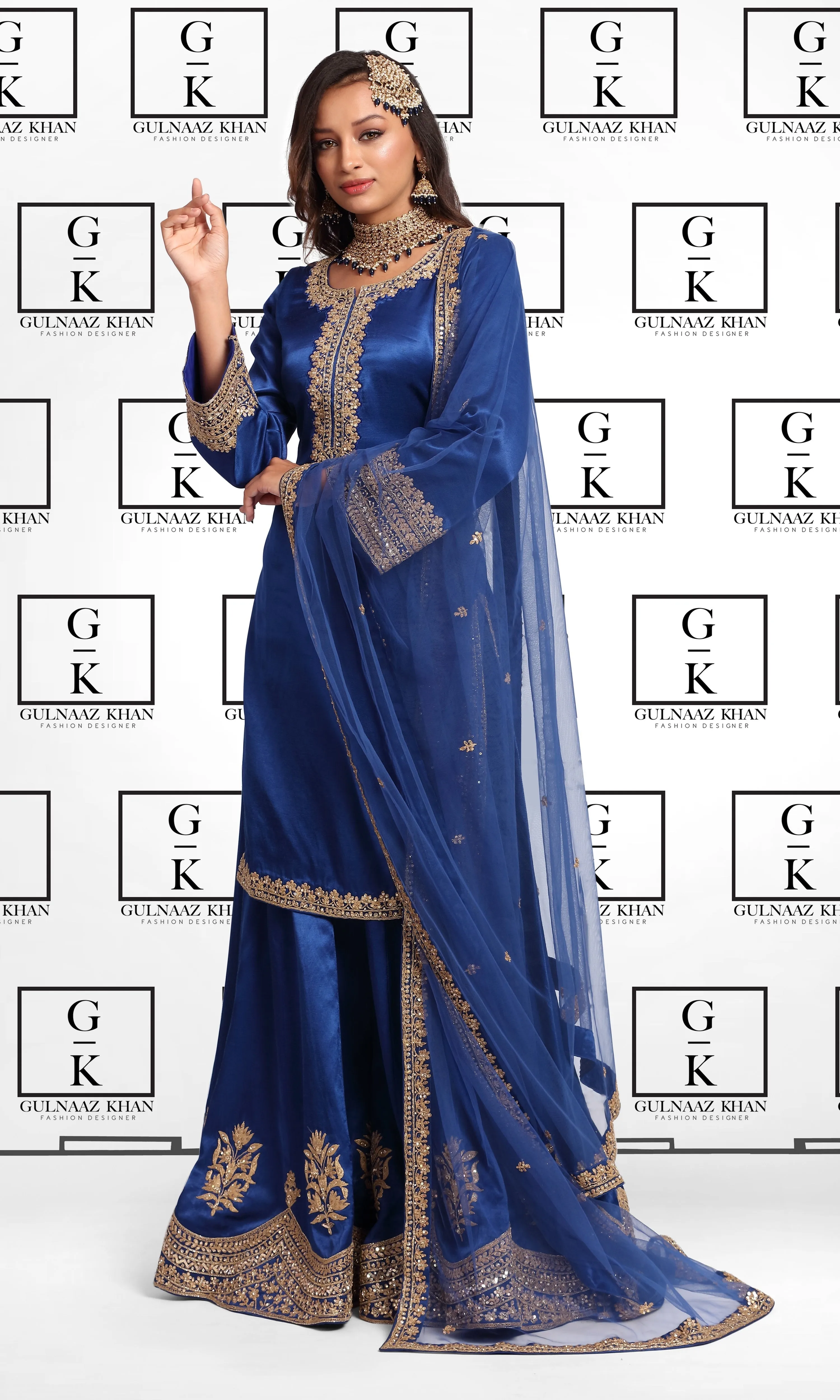 Myra Pure Silk Gharara Suit Set