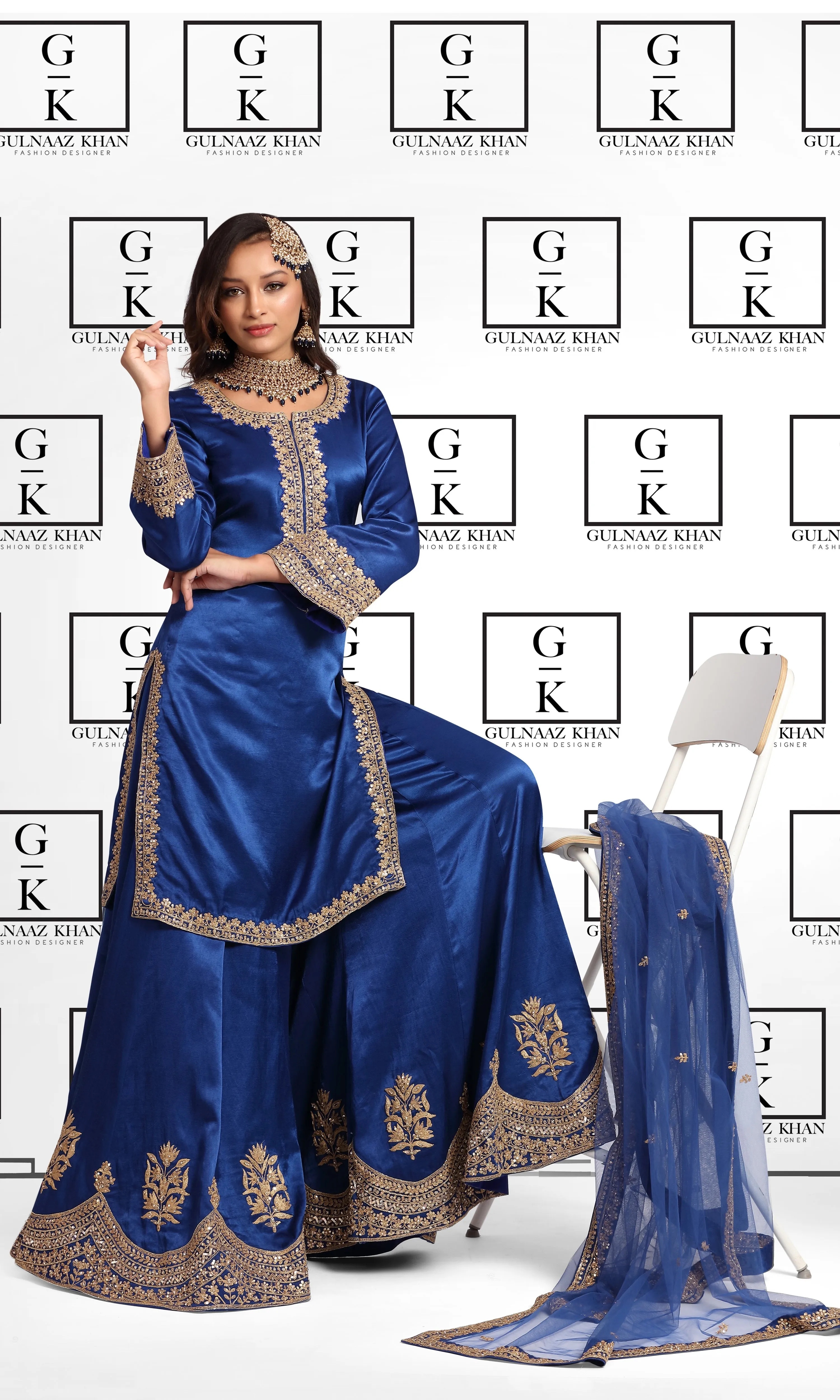 Myra Pure Silk Gharara Suit Set