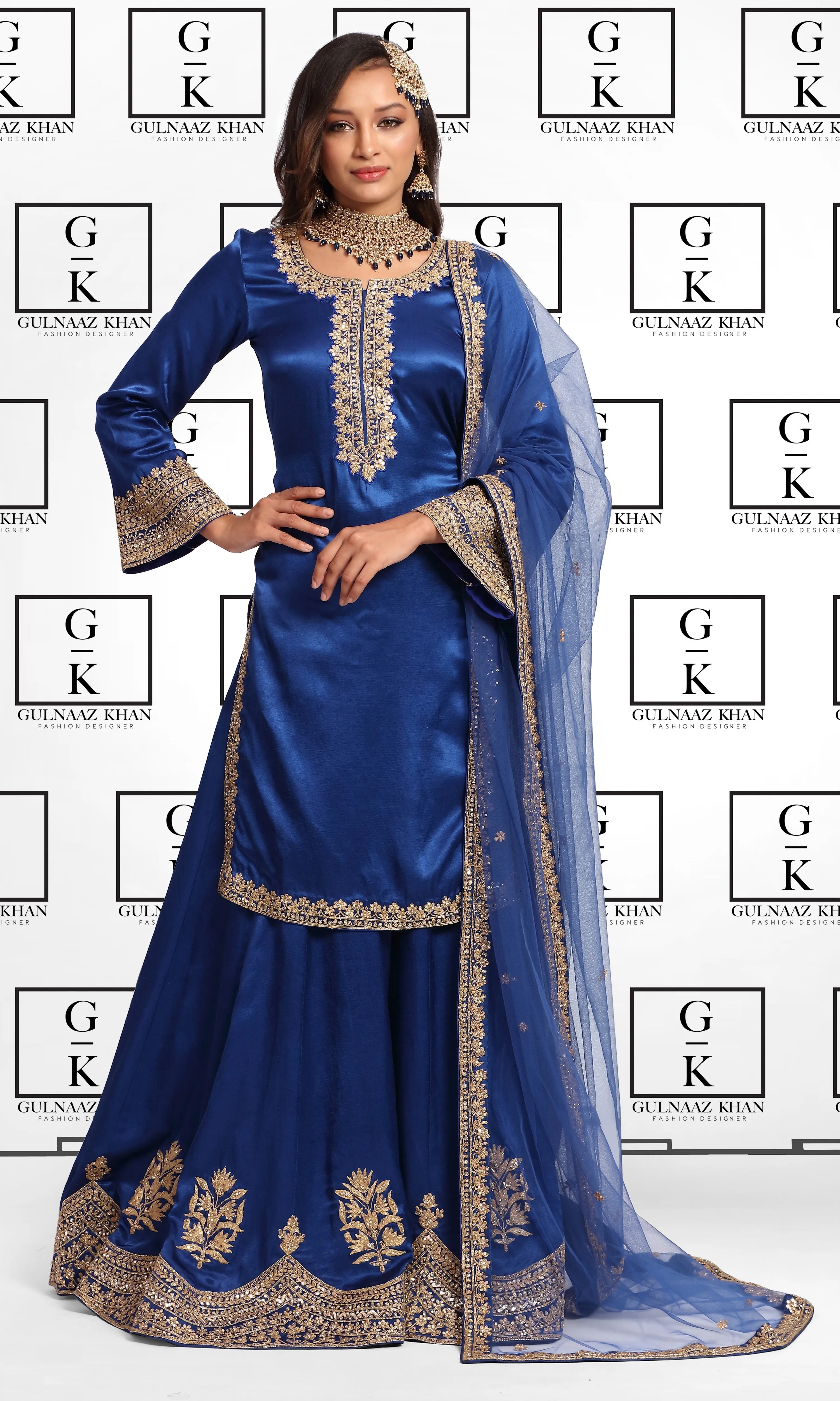 Myra Pure Silk Gharara Suit Set