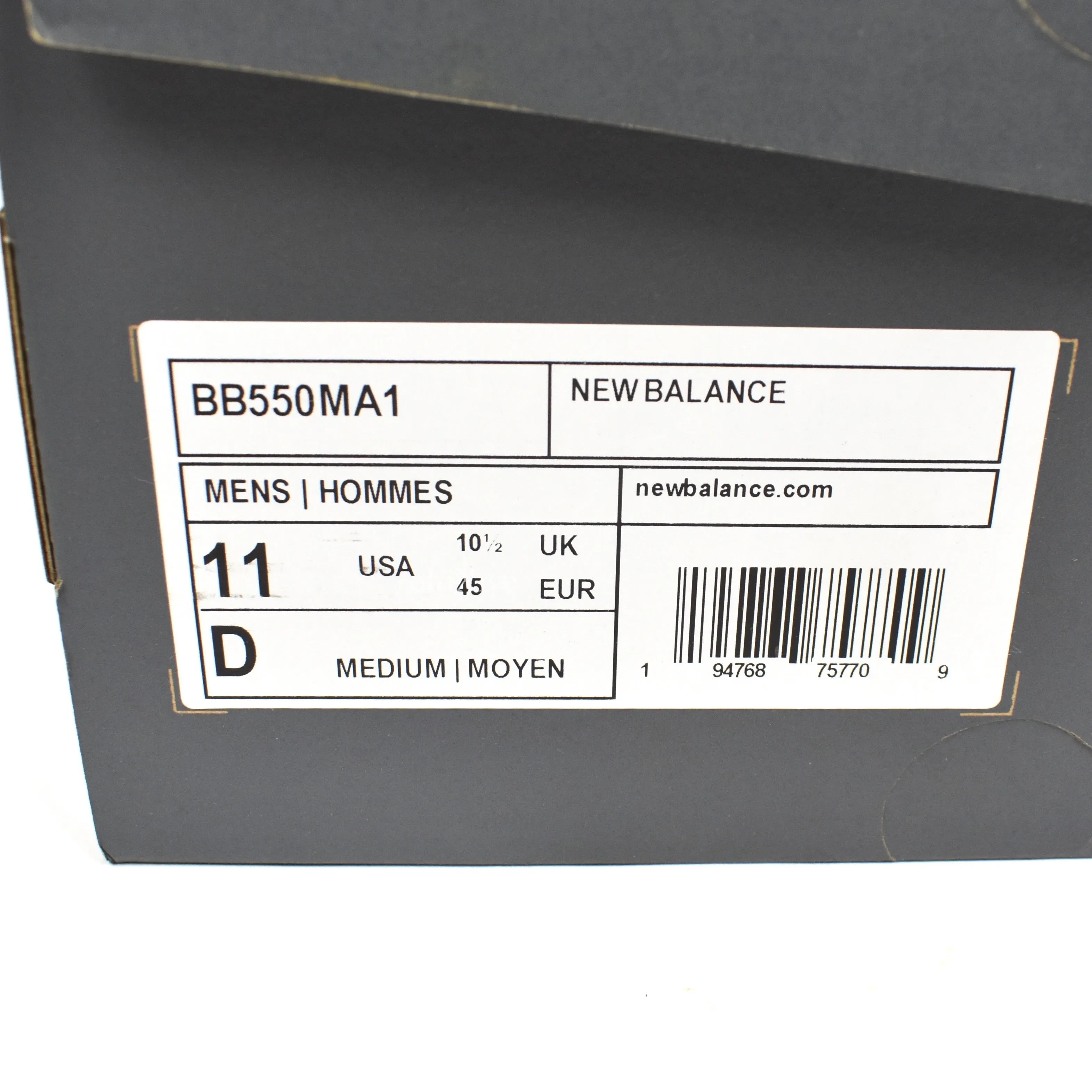 New Balance - 550 Basketball Sneakers (Navy/Yellow)