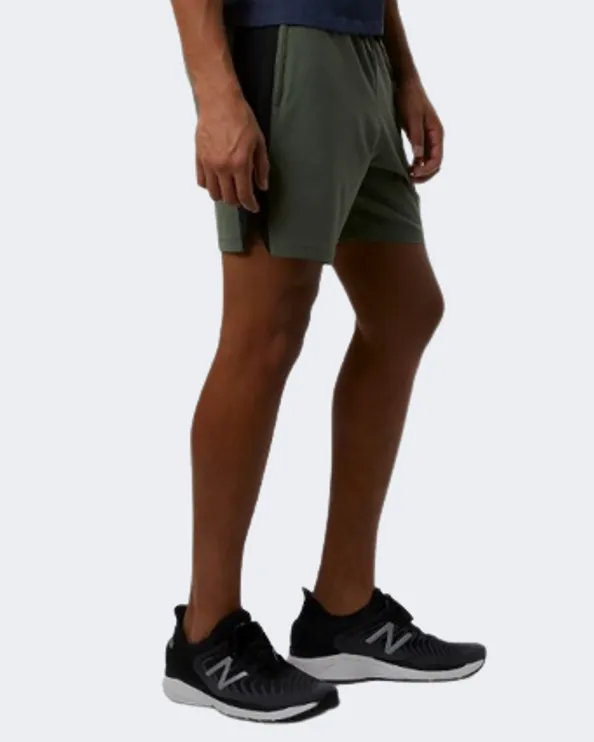 New Balance 7 Inch Tenacity Woven Men Training Short Olive Green Ms13019-Don