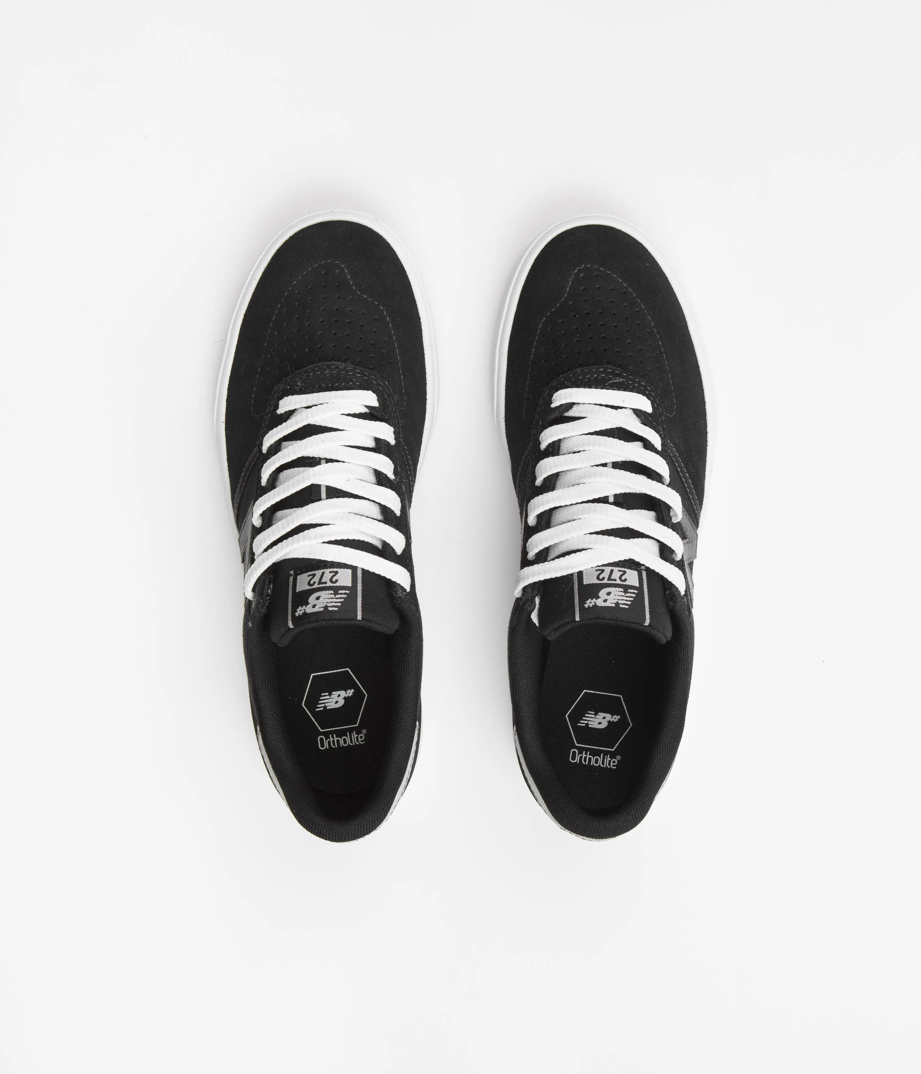 New Balance Numeric 272 Shoes - Black / White / Black