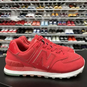 New Balance Women's 574 "Triple Red" WL574JUA Running Sneakers Size 7.5