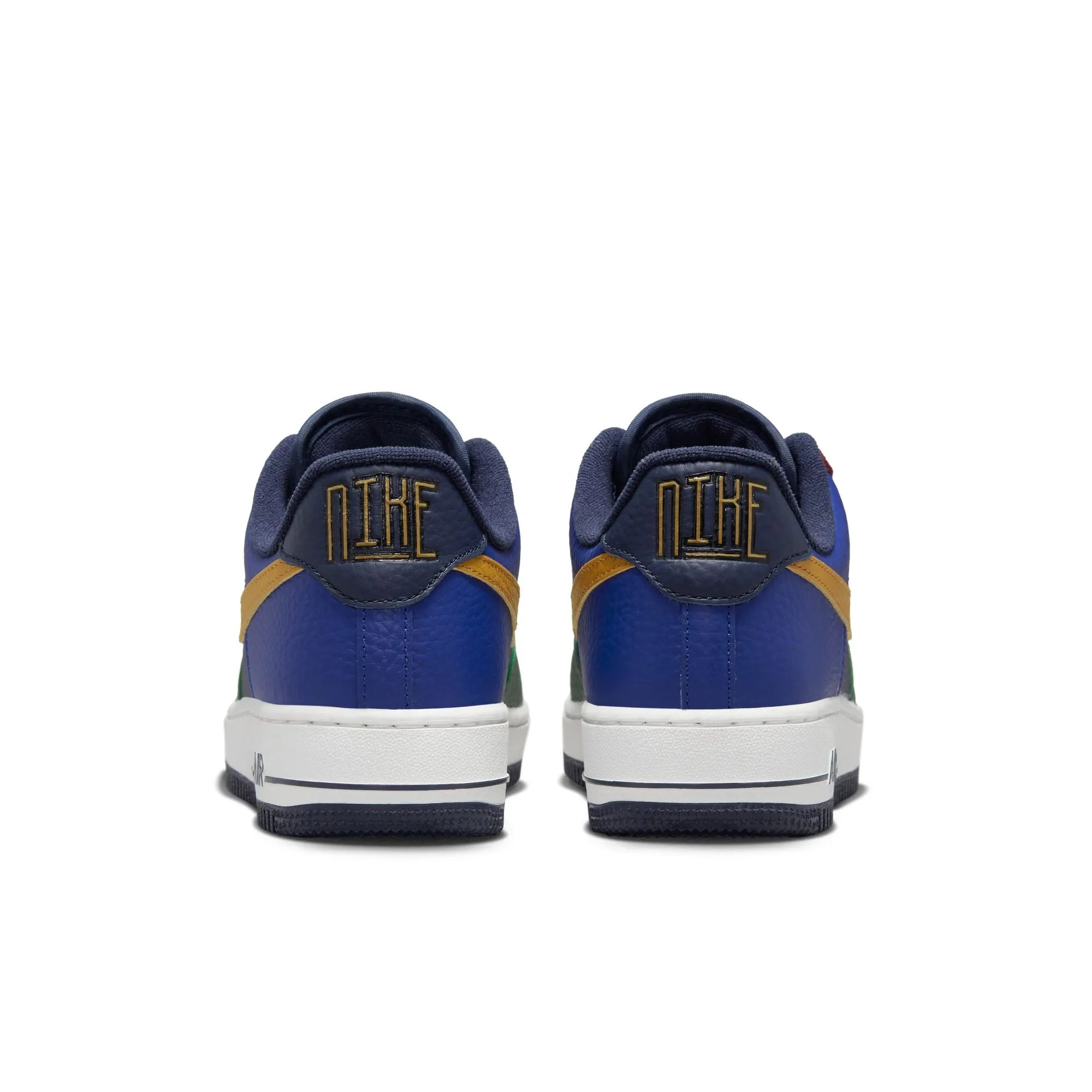 Nike Air Force 1 07 LX, GORGE GREEN/GOLD SUEDE-OBSIDIAN
