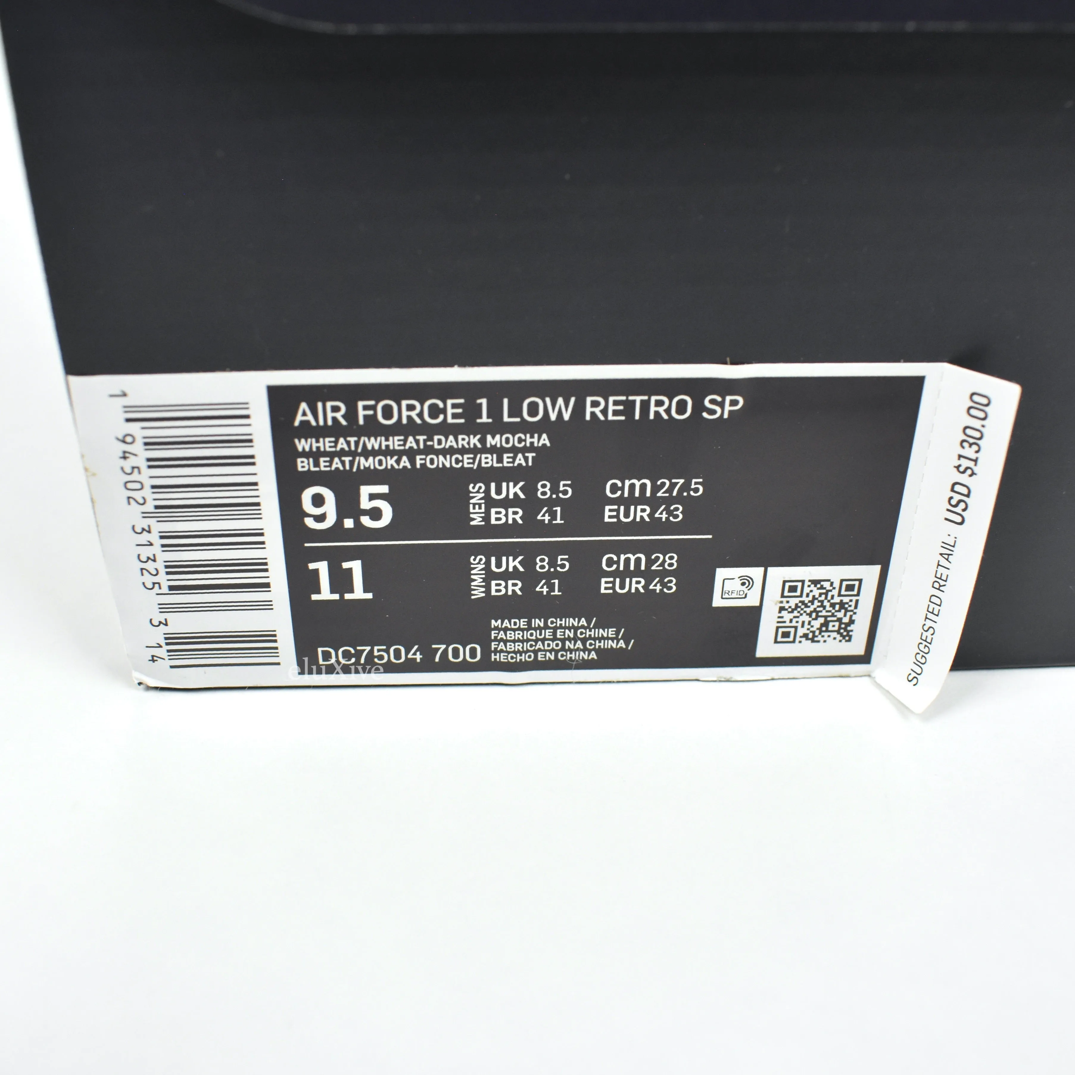 Nike - Air Force 1 Low Retro SP (Wheat/Mocha)