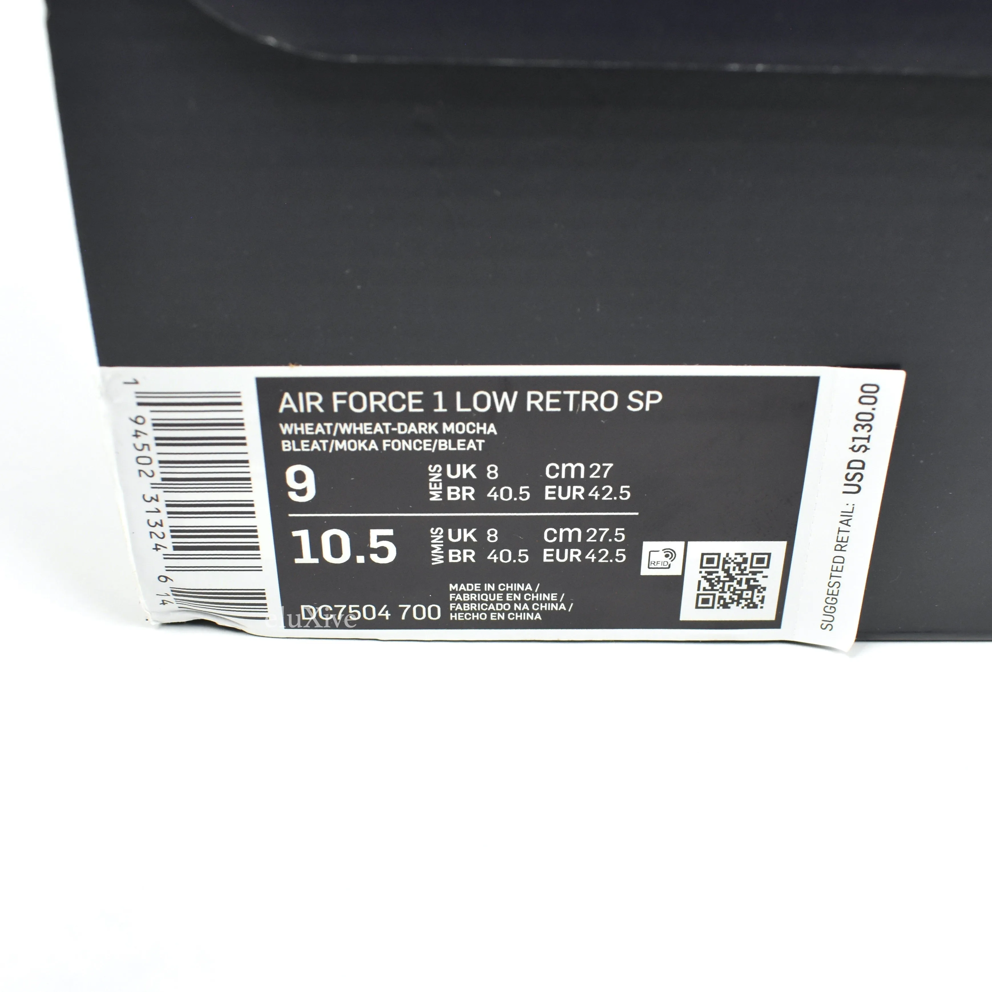 Nike - Air Force 1 Low Retro SP (Wheat/Mocha)