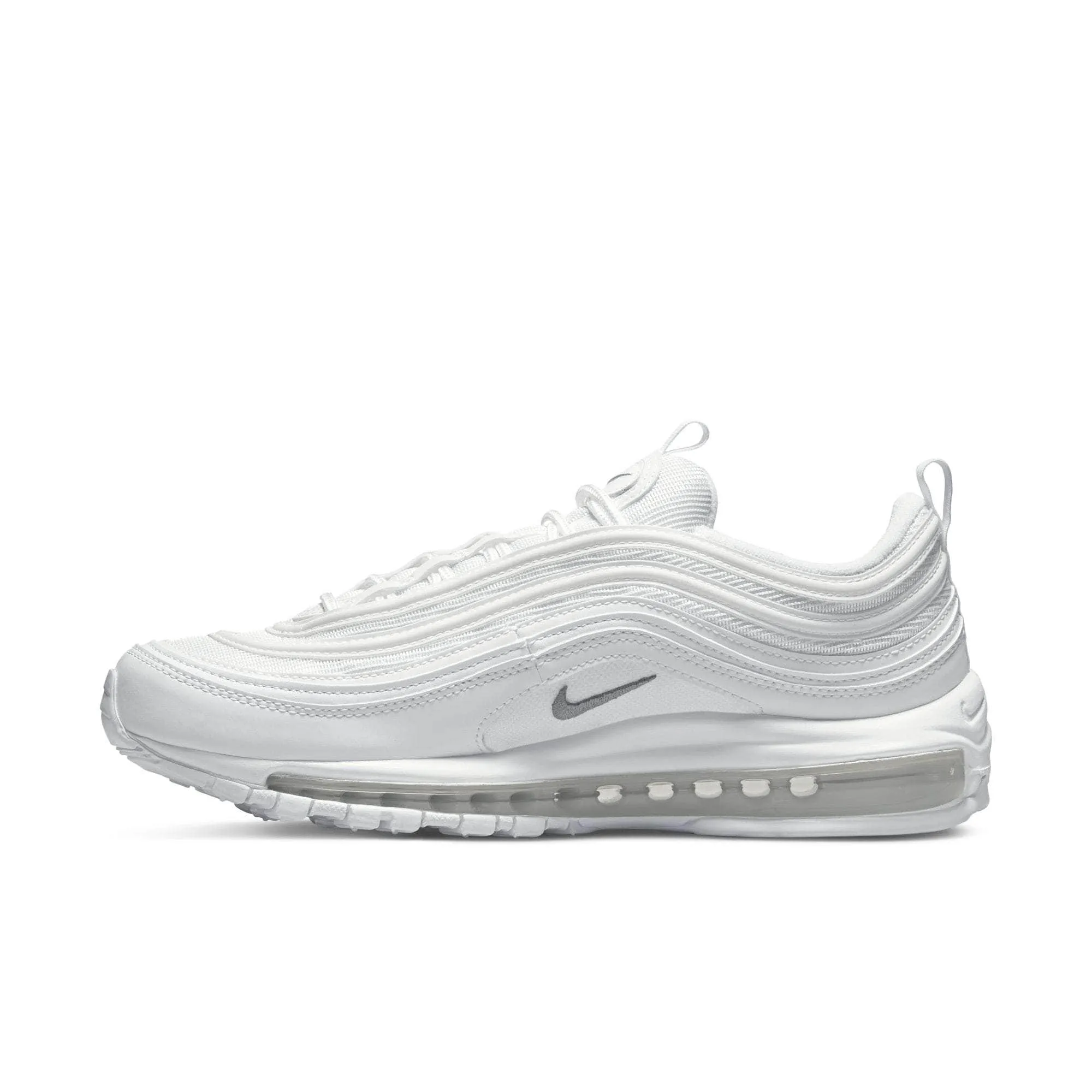 Nike Air Max 97 "Triple White Wolf Grey" - Men's