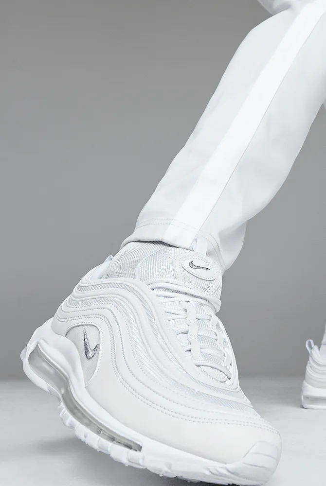 Nike Air Max 97 "Triple White Wolf Grey" - Men's