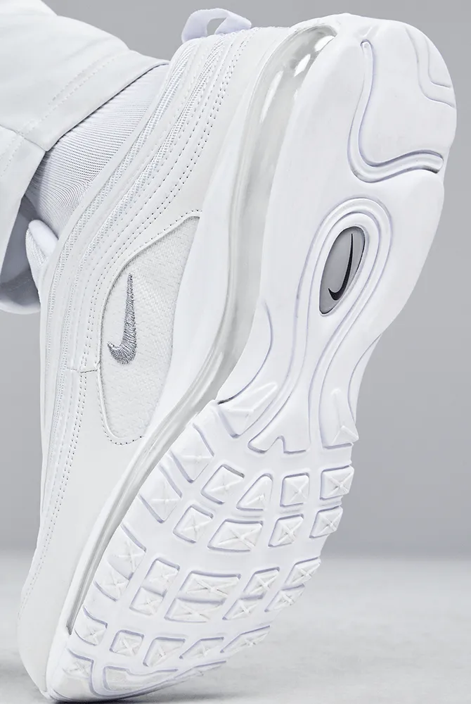 Nike Air Max 97 "Triple White Wolf Grey" - Men's