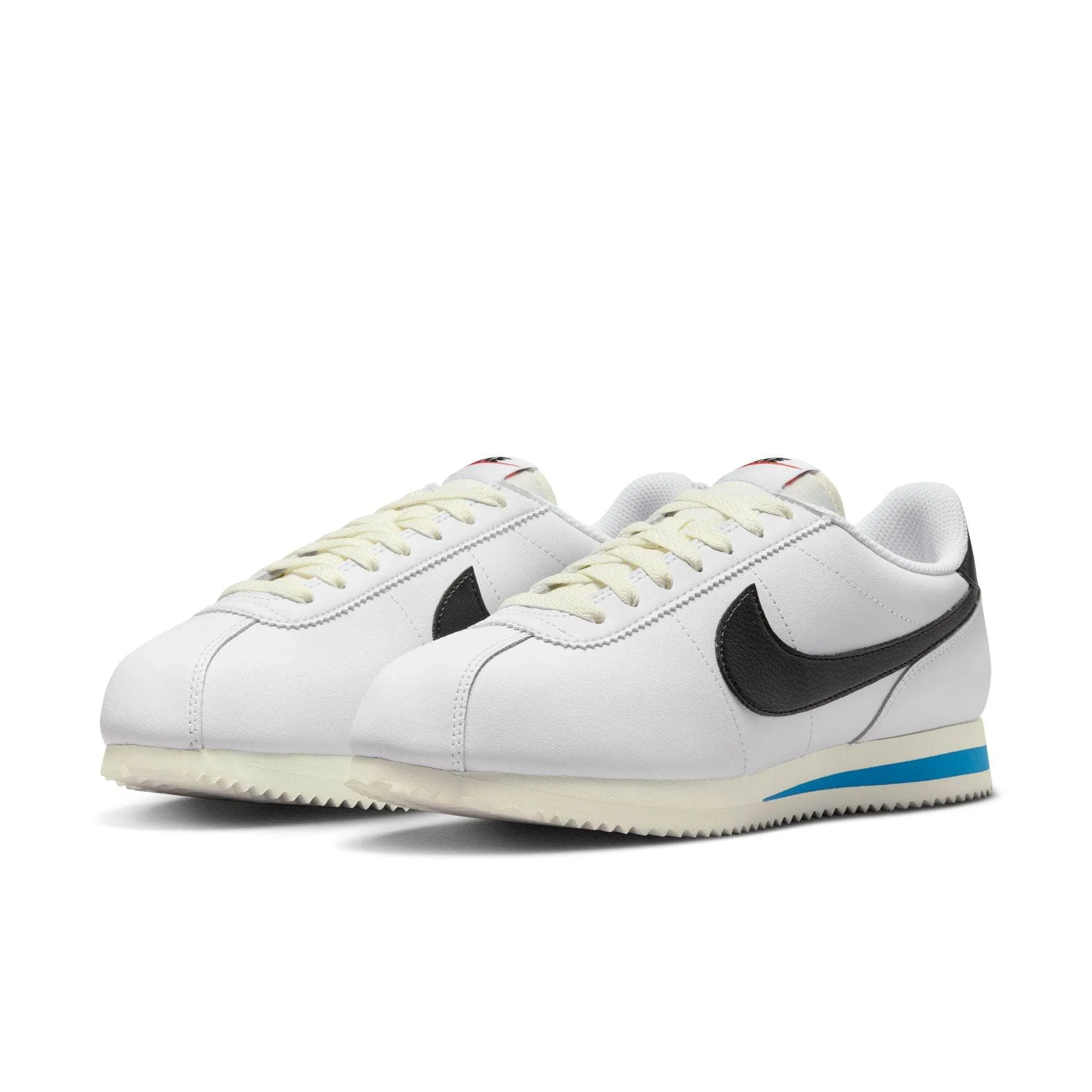 Nike Cortez White Black Light Photo Blue - Women's