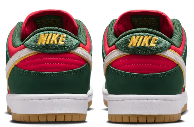 Nike SB - Dunk Low Pro Premium Shoes | Fir Fire Red