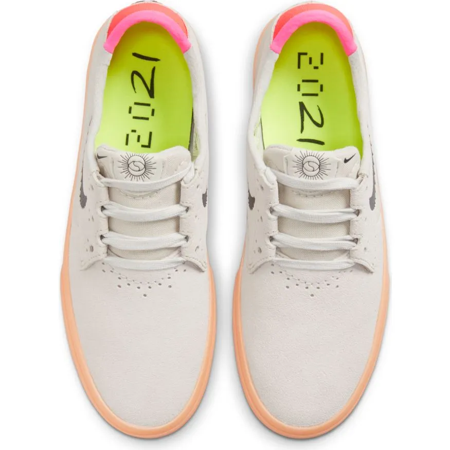 Nike SB Shane T Skateboard Shoe - Summit White/Black-Bright Crimson