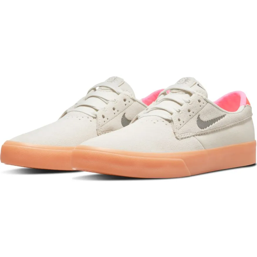 Nike SB Shane T Skateboard Shoe - Summit White/Black-Bright Crimson