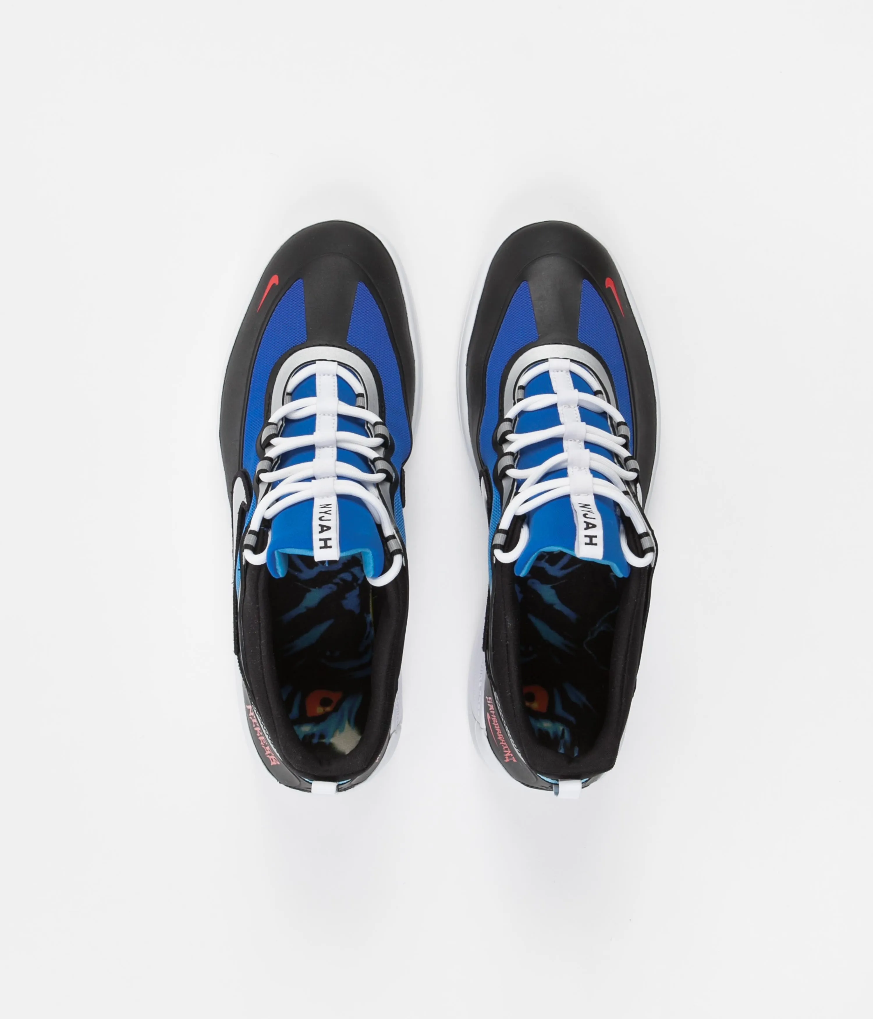 Nike SB x Samborghini Nyjah Free 2 Premium Shoes - Light Photo Blue / Metallic Silver - Game Royal