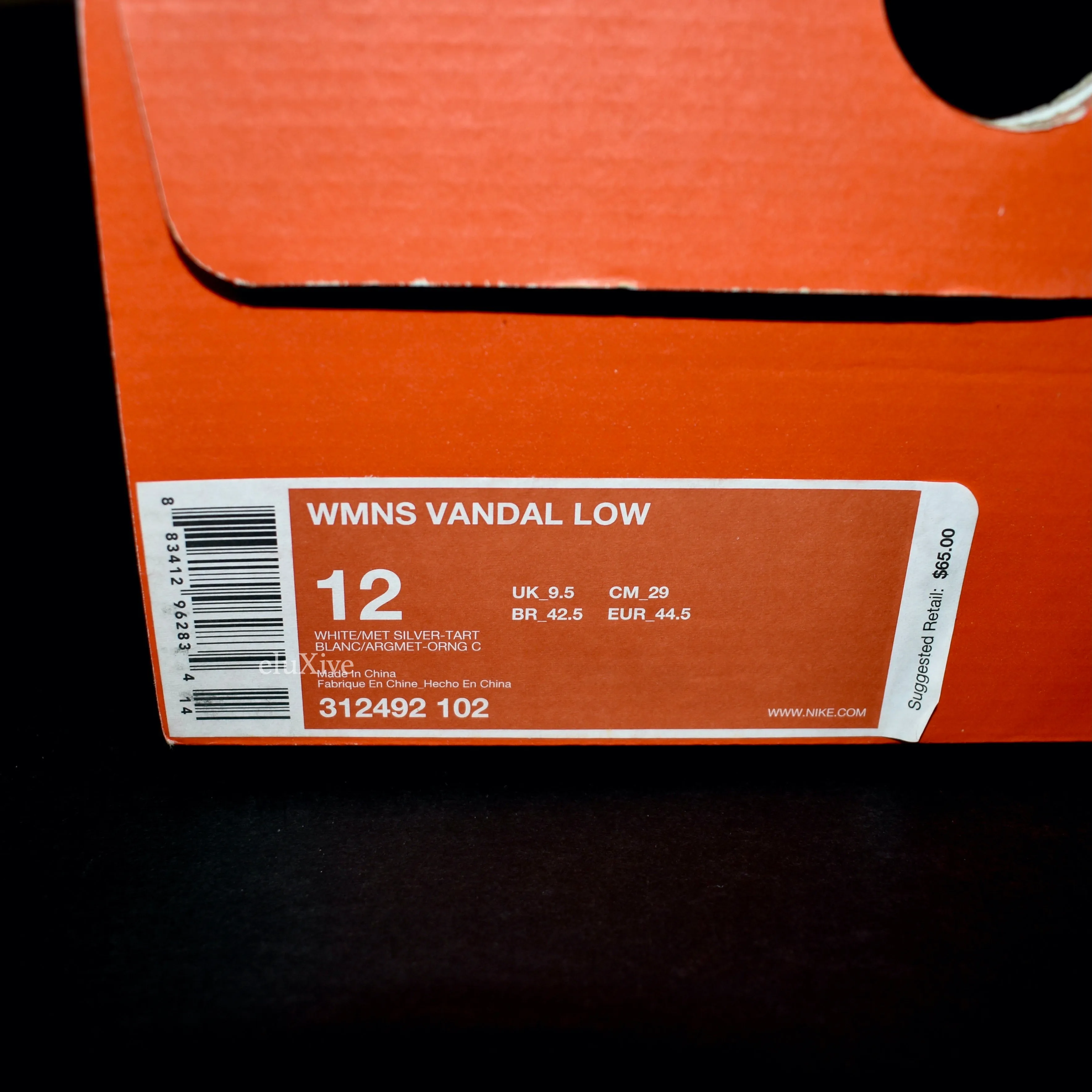 Nike - Vandal Low (White/Silver/Orange)
