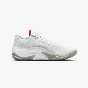 Nike | ZION 3 PF  { WHITE/UNIVERSITY RED-CEMENT GREY