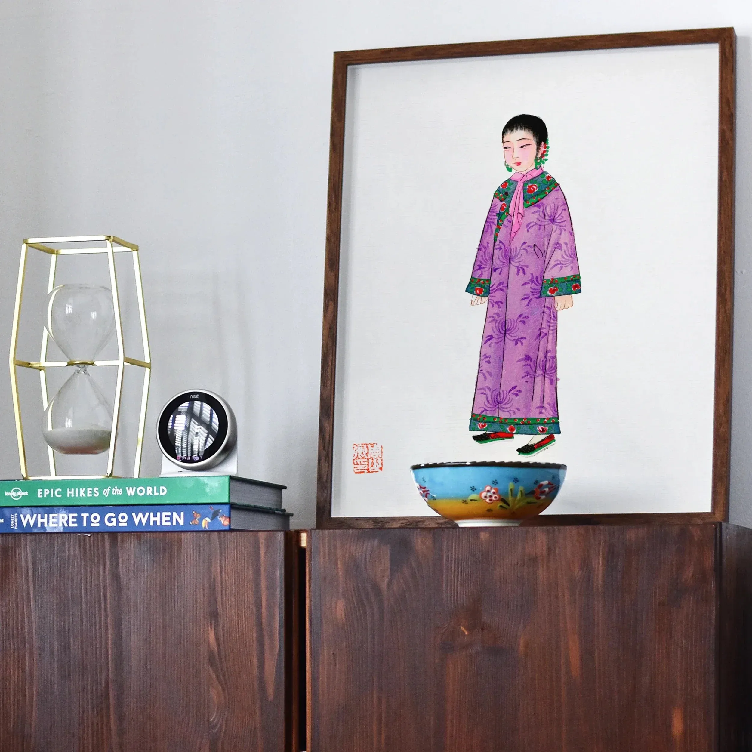 Noblewoman - Qing Dynasty Art Print