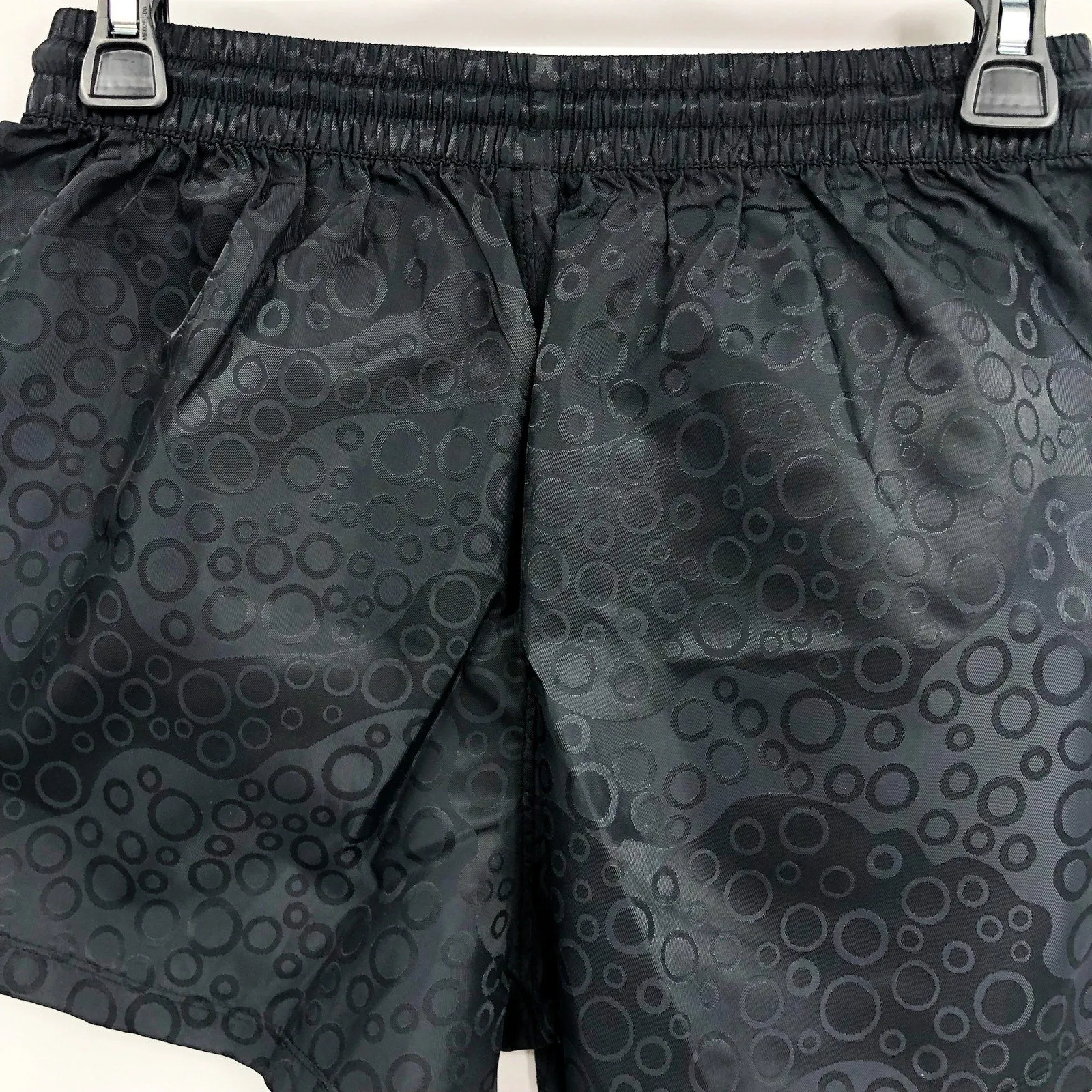 OUTDOOR VOICES Women's GeoShine Shorts Large Black Athletic Pull On Lightweight NWT