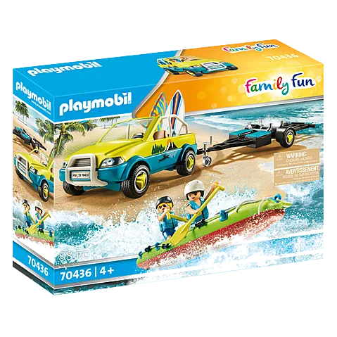 Playmobil Beach Car with Canoe
