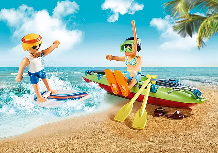 Playmobil Beach Car with Canoe